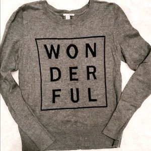Halogen “wonderful” sweater
